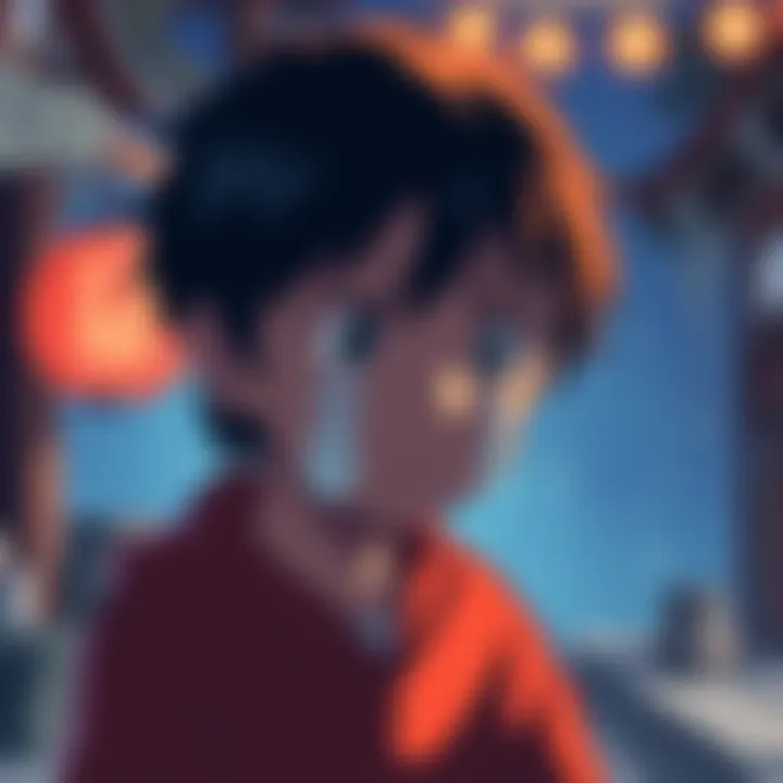 A heartfelt moment from a Studio Ghibli film where a character sheds tears, reflecting strong emotions.